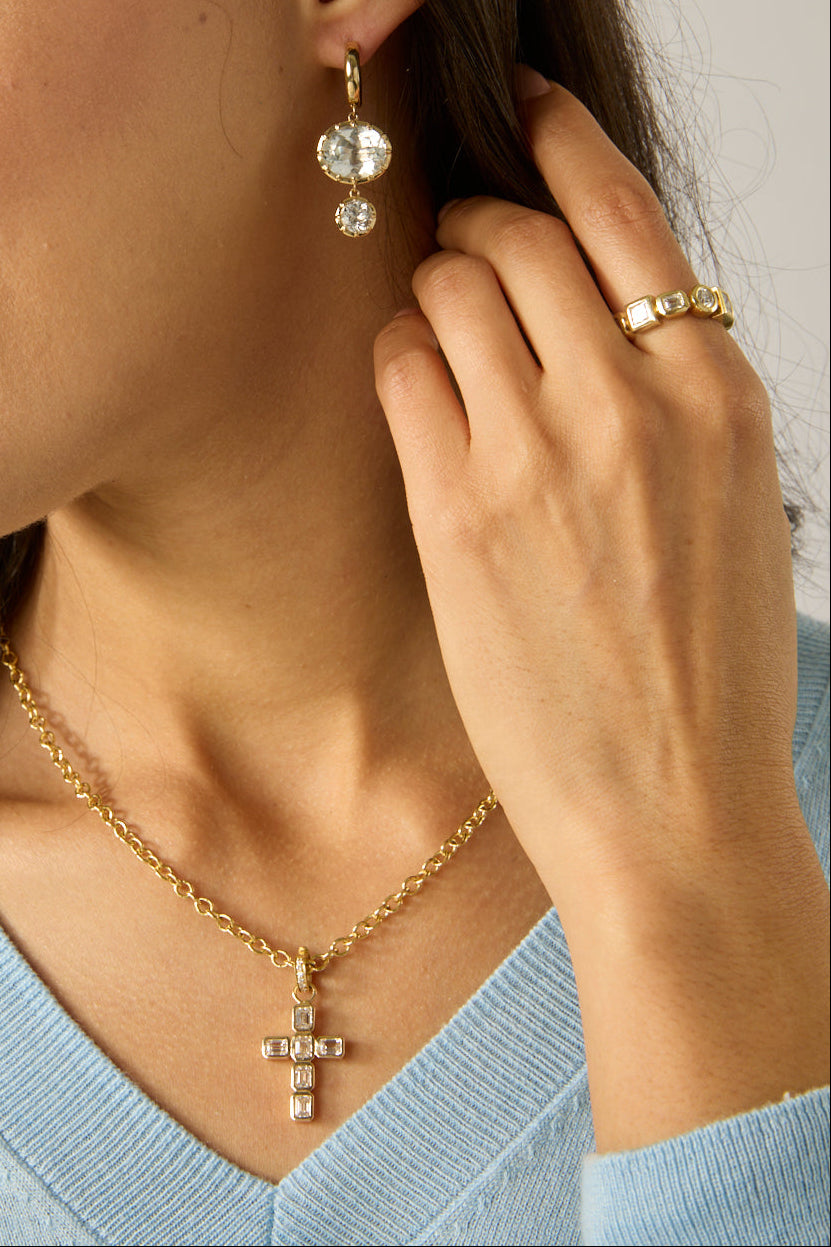 14KY Small Loopy Chain - Image 2 | Necklace | Susan Saffron Jewelry