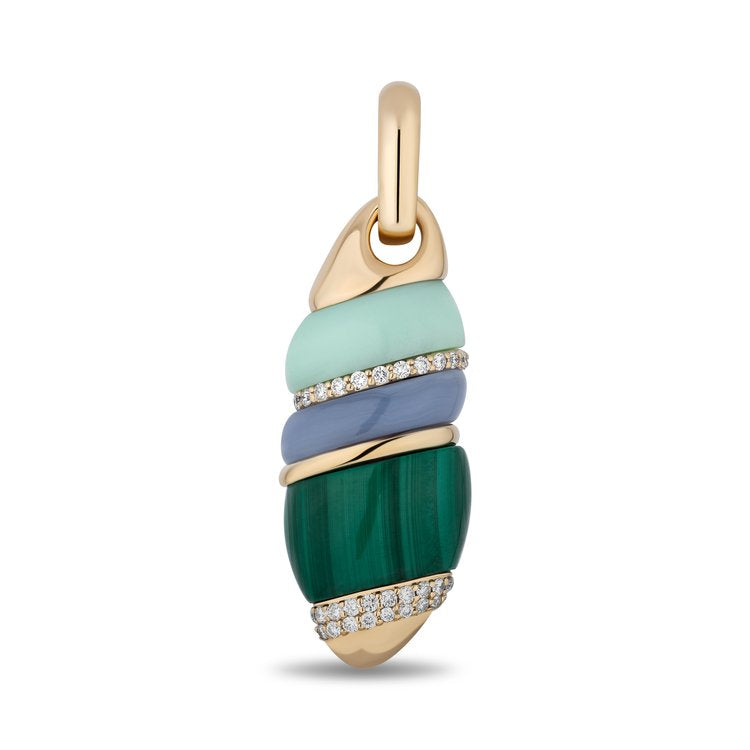 14KY Turritella Charm
