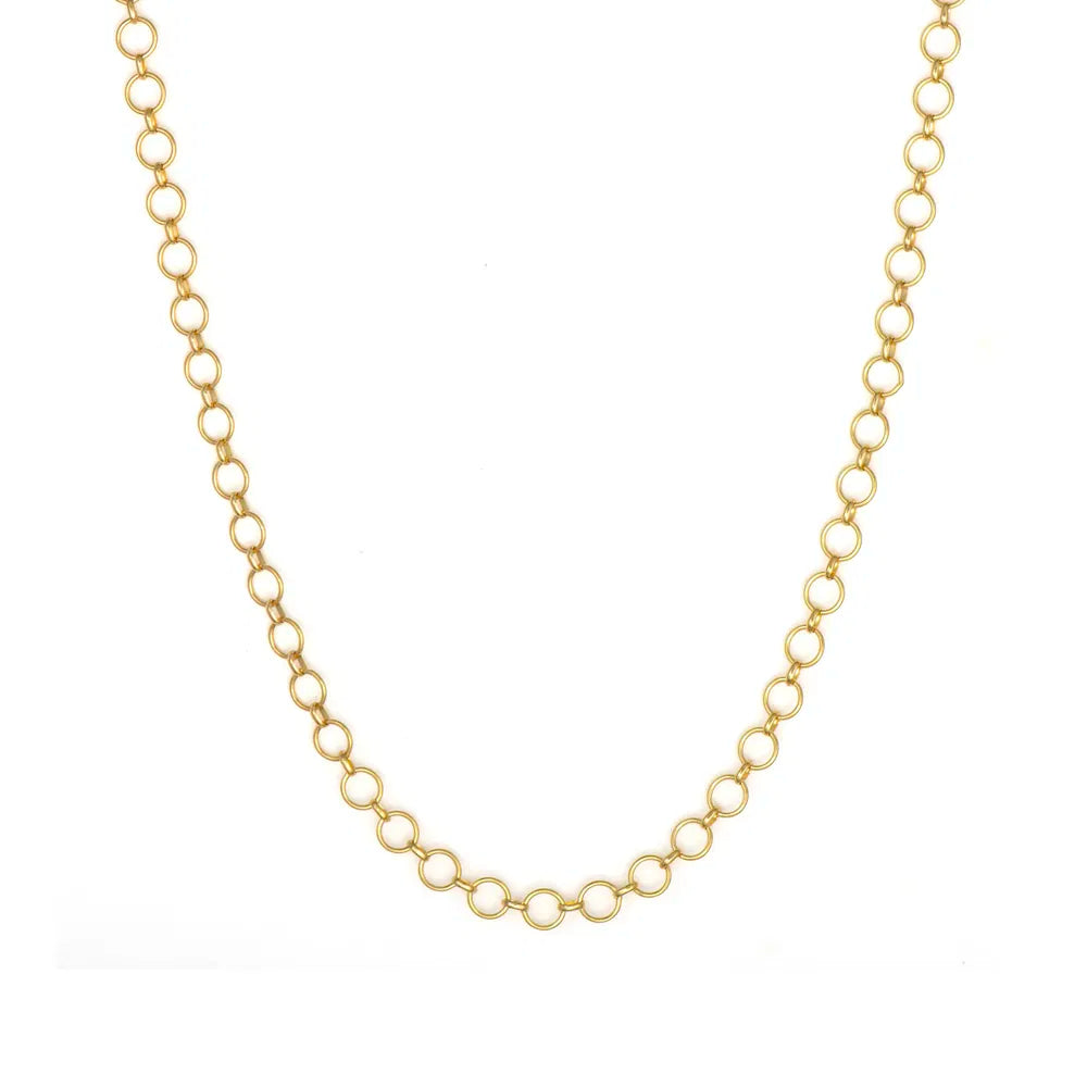 14KY High Polish Loopy Chain