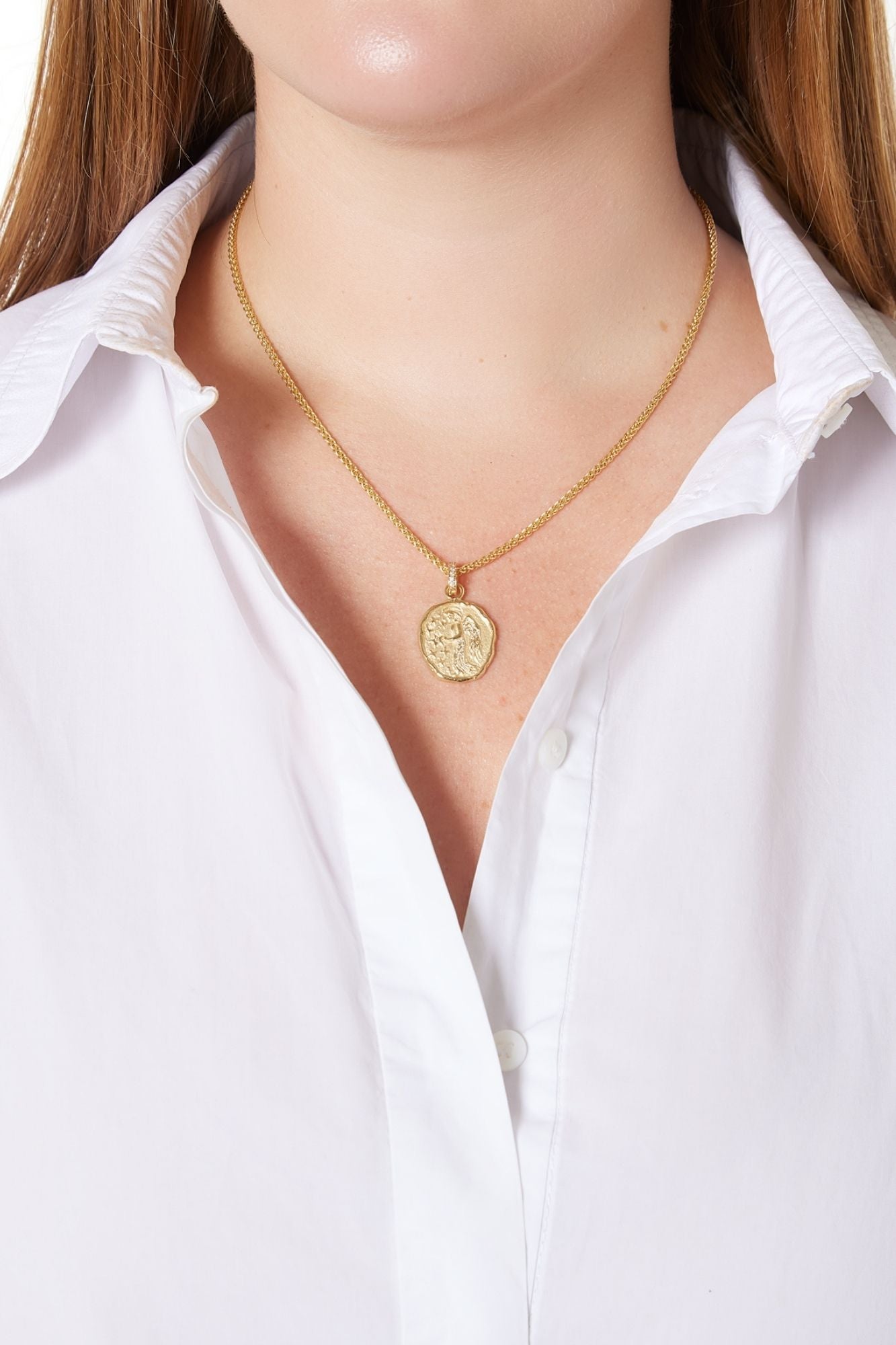 18KY Angel Coin-Charms-Trilogy-Susan Saffron Jewelry