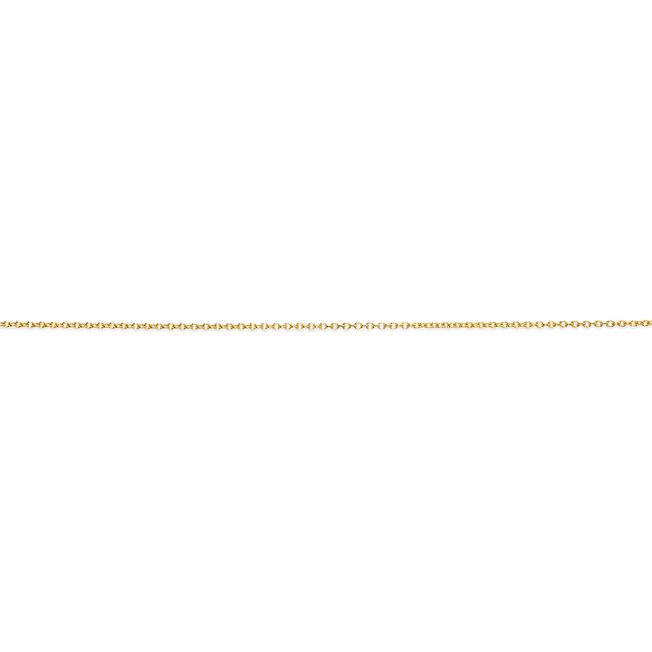 14KY Gold 1.3 mm Cable Chain, 18"