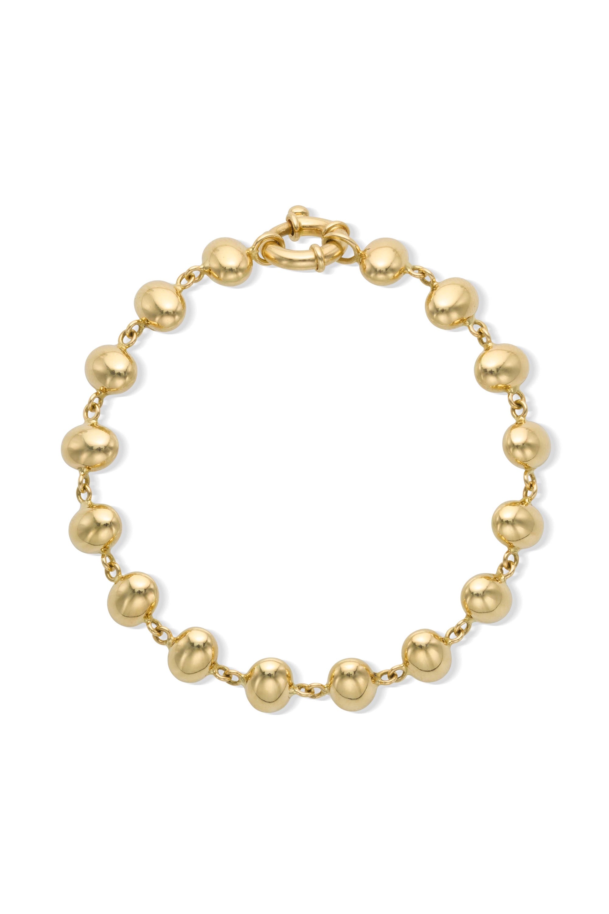 14KY Bubble Link Bracelet