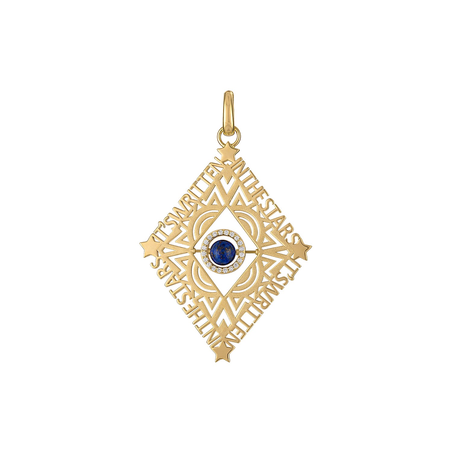 14KY It's Written In The Stars Flip Pendent