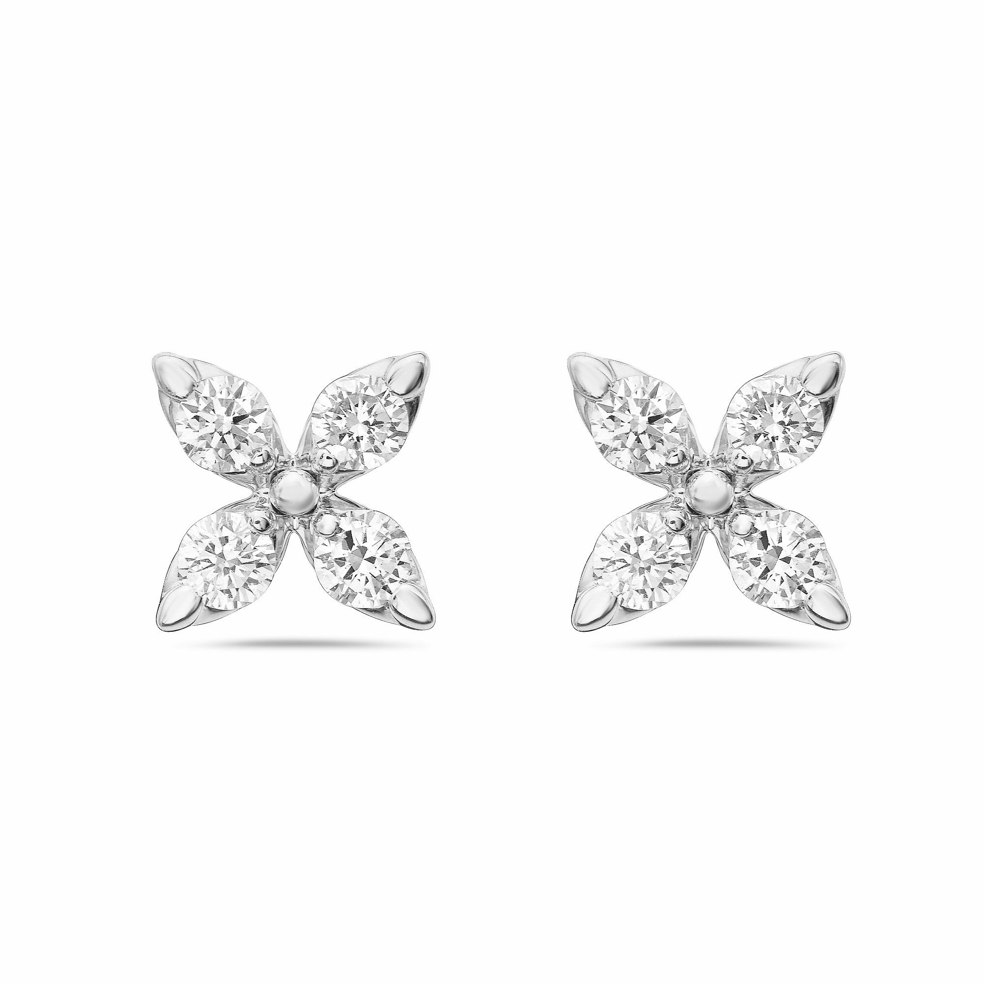 14K Mariposa Diamond Studs-Earrings-Gemma Couture-Yellow-Susan Saffron Jewelry