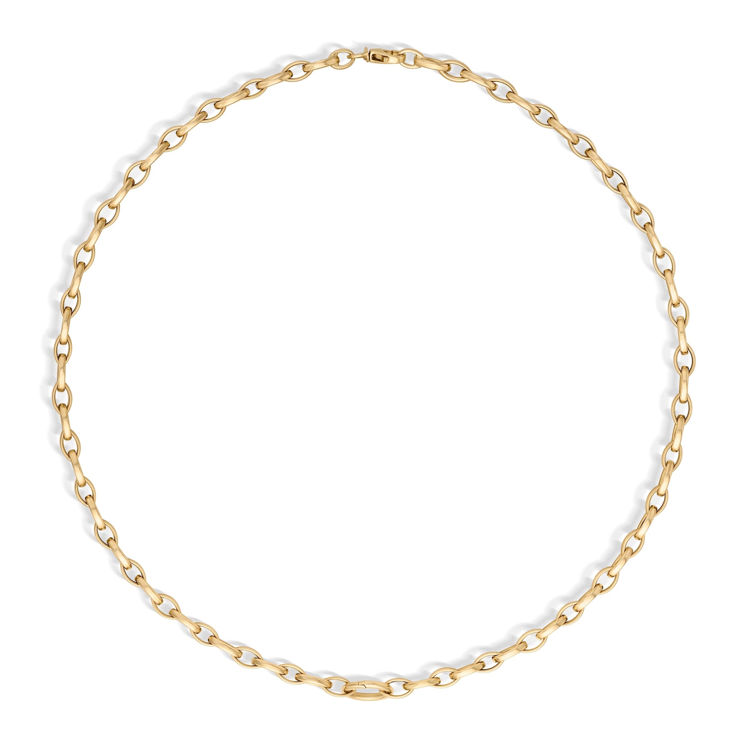 14KY Marquis Clip Chain-Necklaces-Trilogy-Susan Saffron Jewelry
