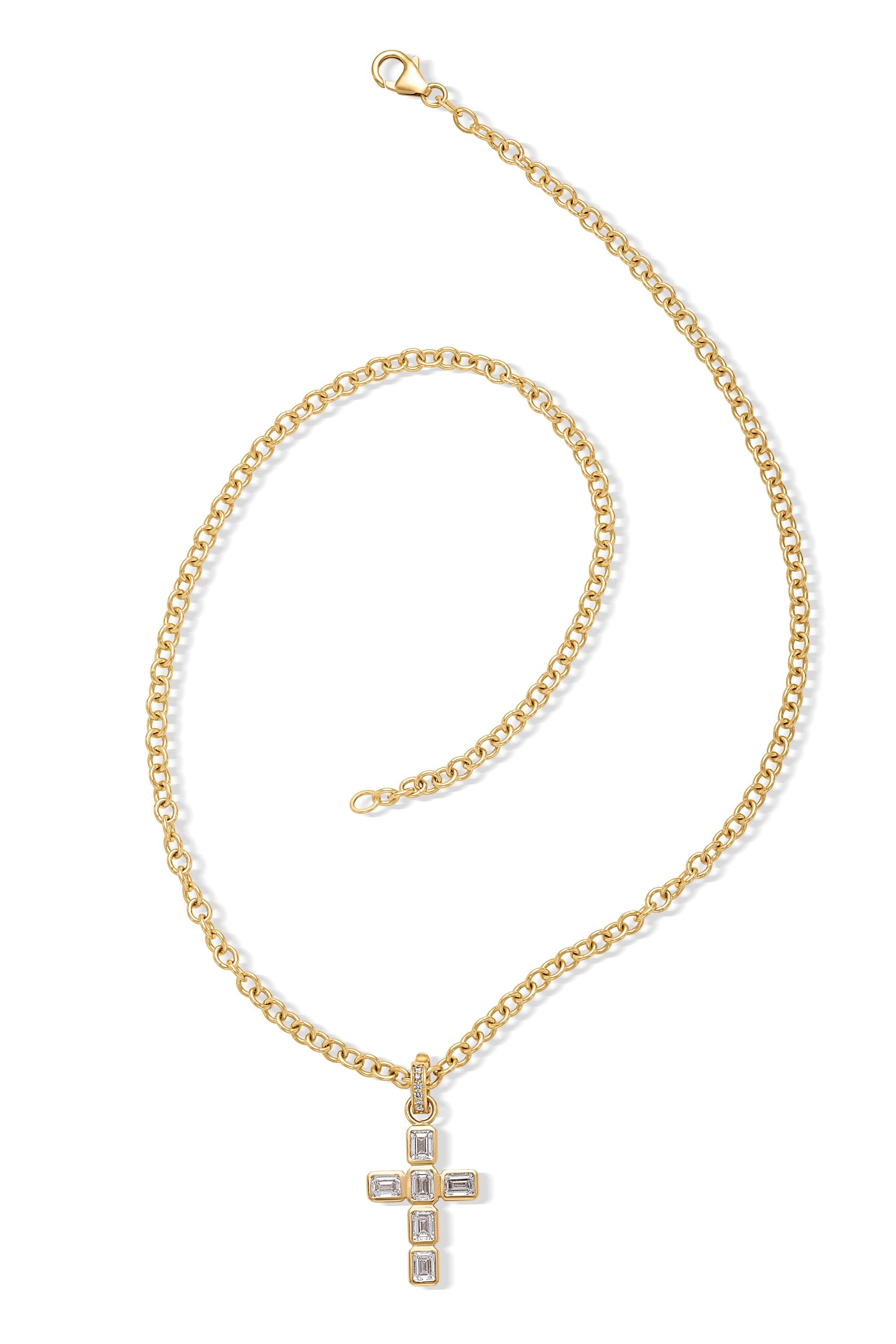14KY Small Loopy Chain - 14K Yellow Gold - Necklace - by Trilogy - Susan Saffron Jewelry Dallas