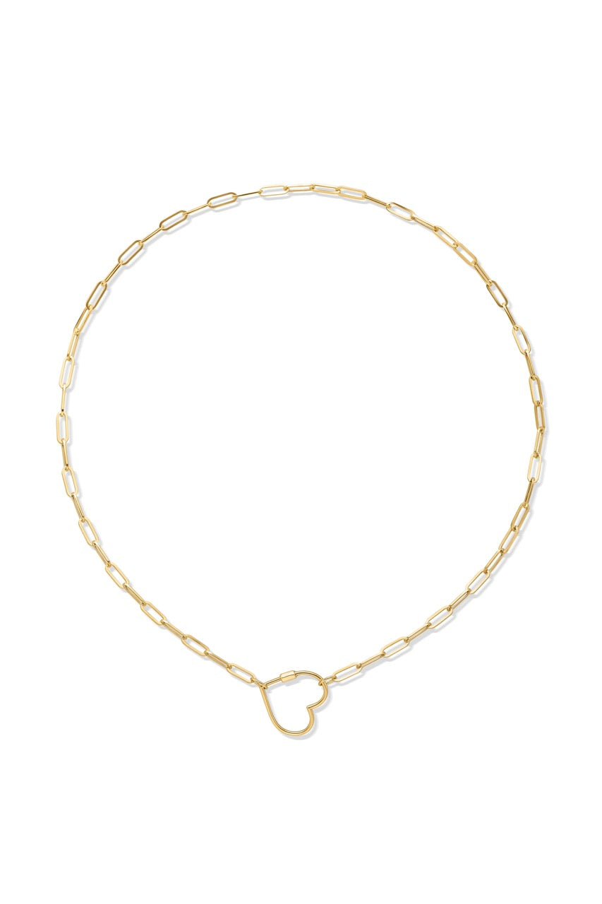 14KY Heart Carabiner Paperclip