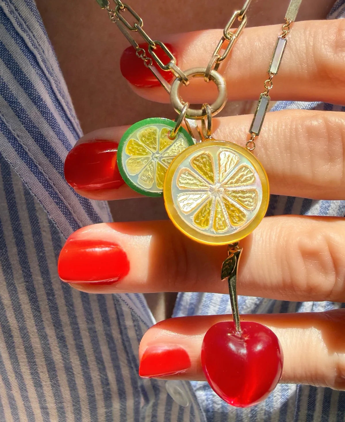 Lime Twist Charm