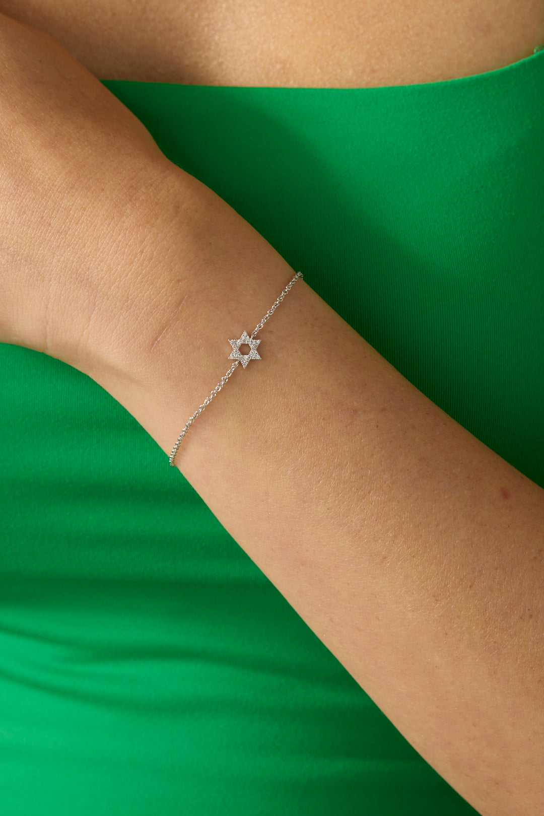 14K Star of David Bracelet
