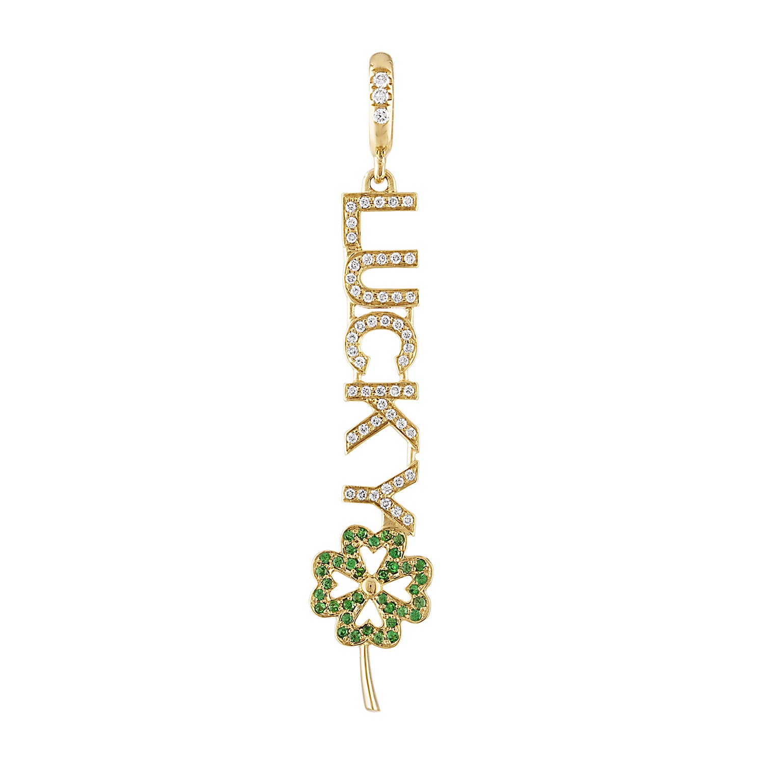 14KY Lucky Mantra Pendant-Charms-Eden Presley-Susan Saffron Jewelry