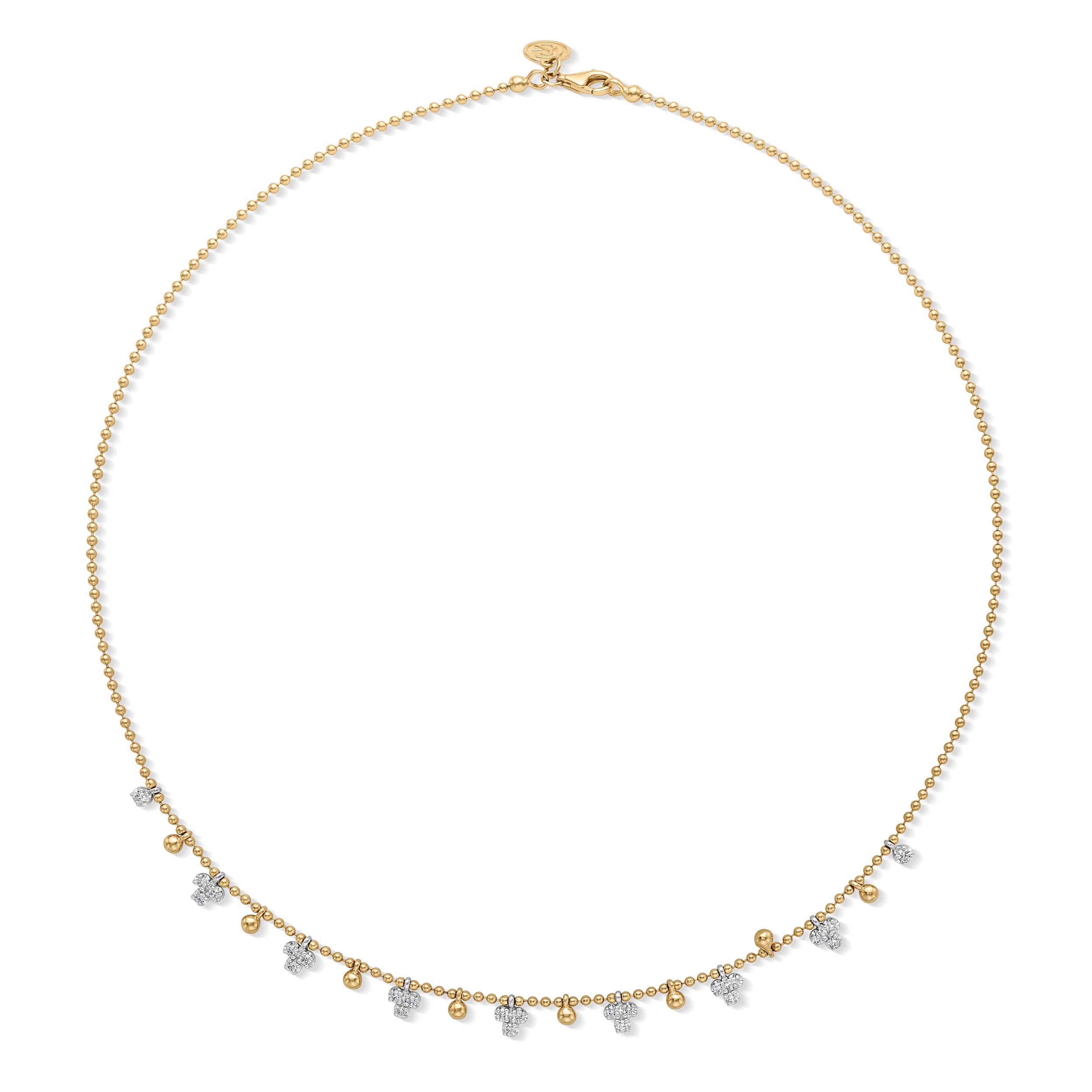 14K TT Droplet Necklace