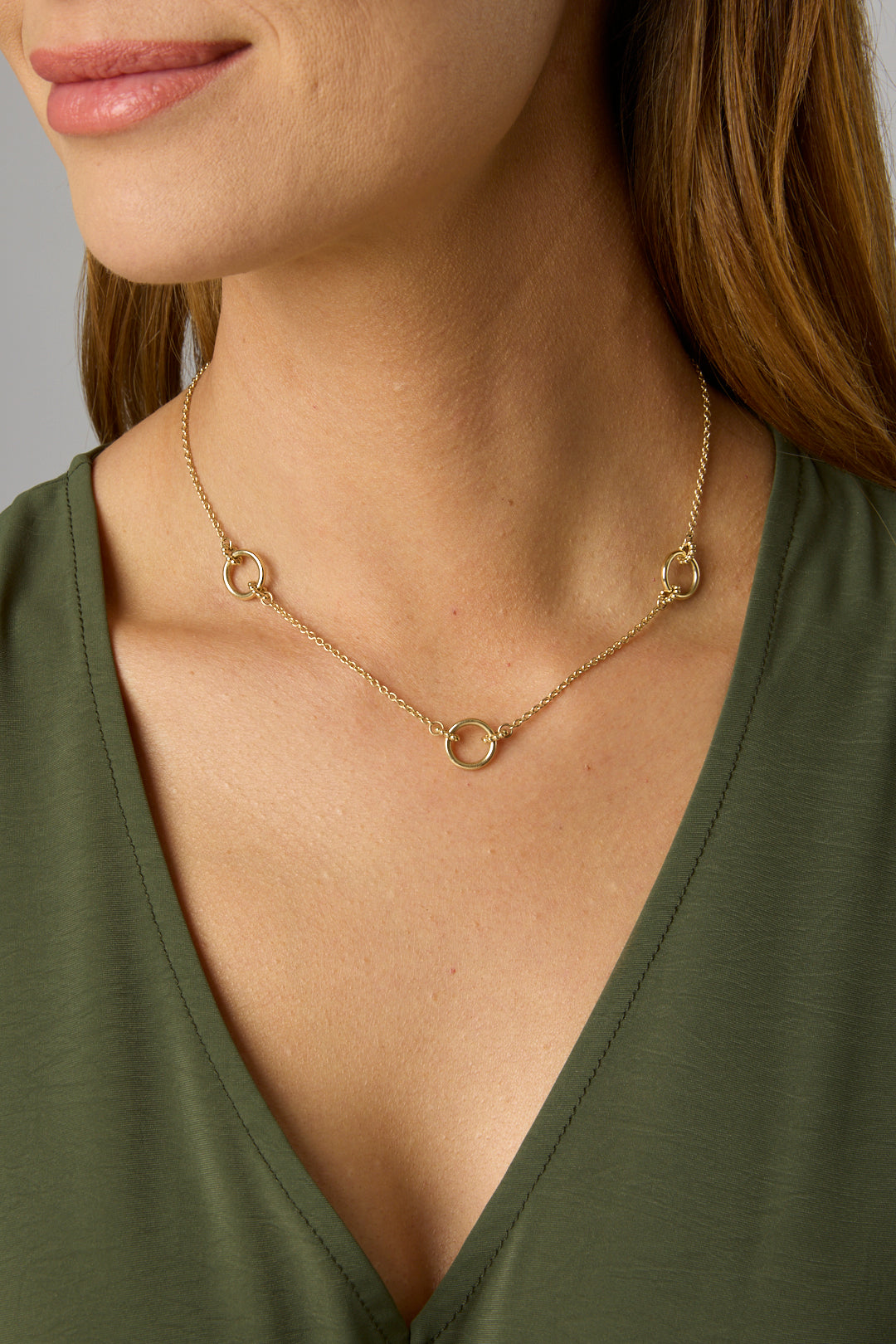 14KY Bujukan Link Chain Statio-Necklaces-Gabriel & Co.-Susan Saffron Jewelry