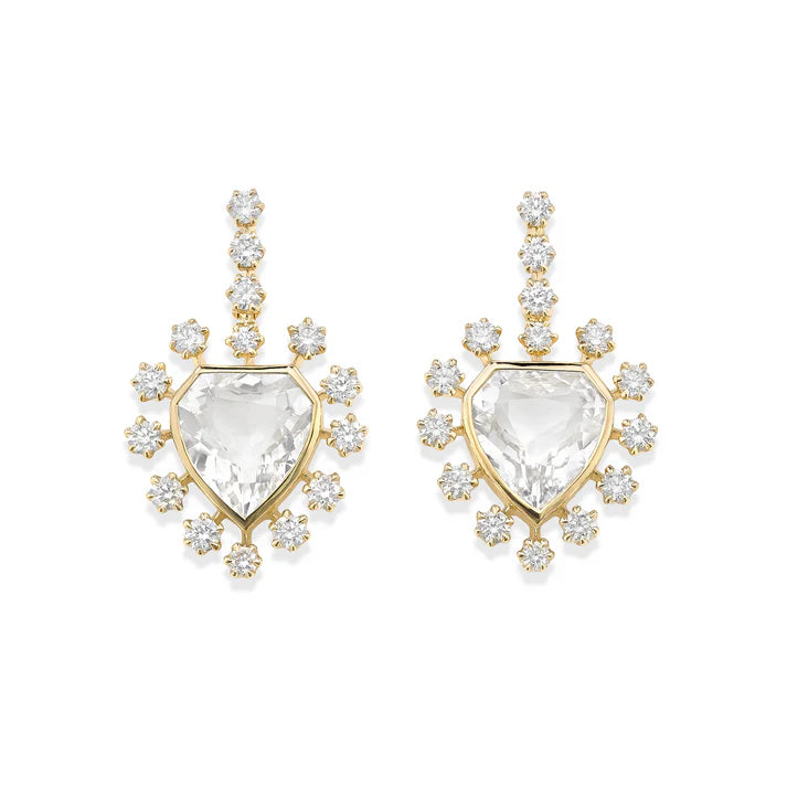 14KY Mini Daystar Earrings