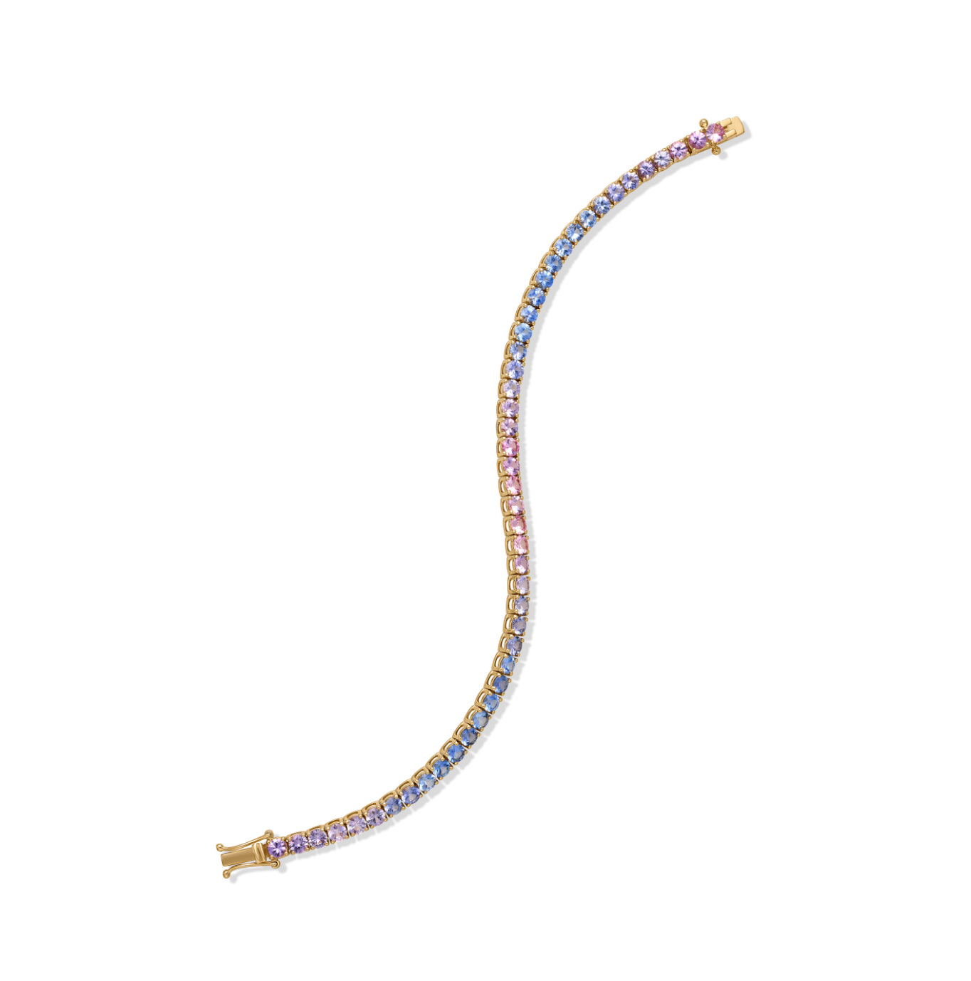 14KY Ombre Tennis Bracelet-Bracelets-Gemma Couture-Susan Saffron Jewelry