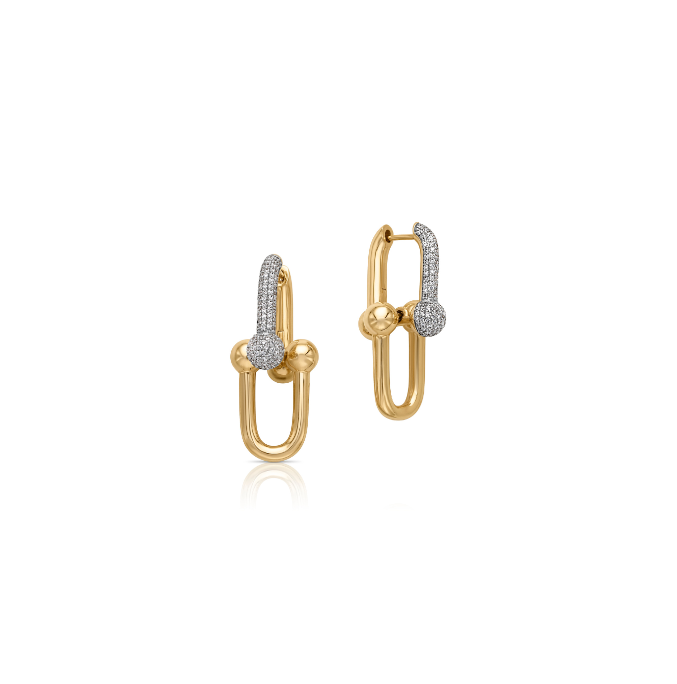 14KY Audrey Pave Drop