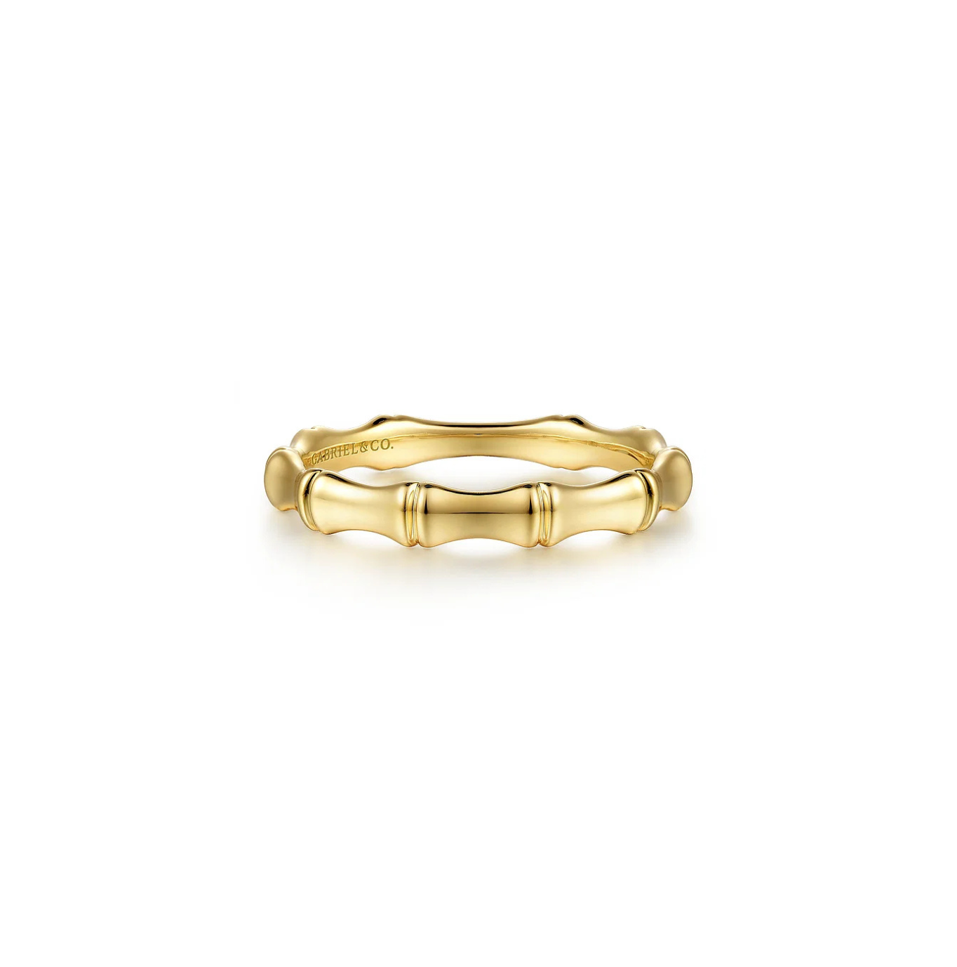 14KY Bamboo Stacking Ring