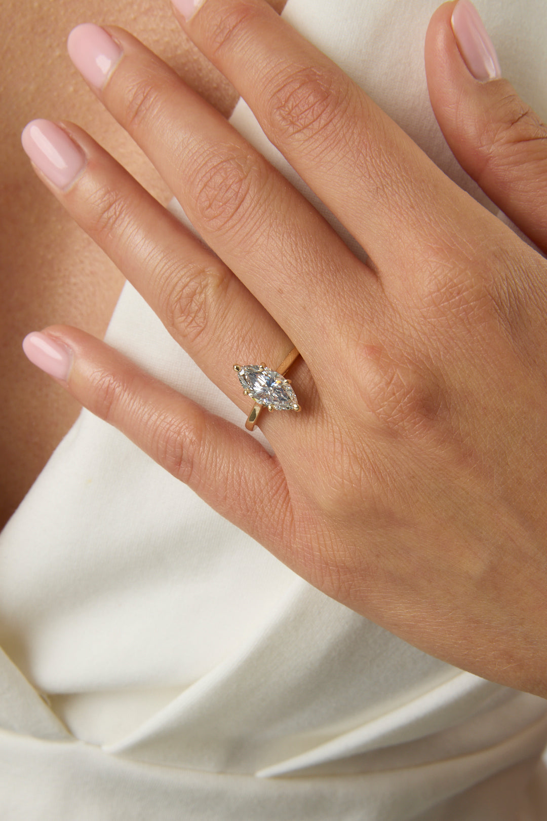 1.99CT Marquise Cut Solitaire Engagement Ring