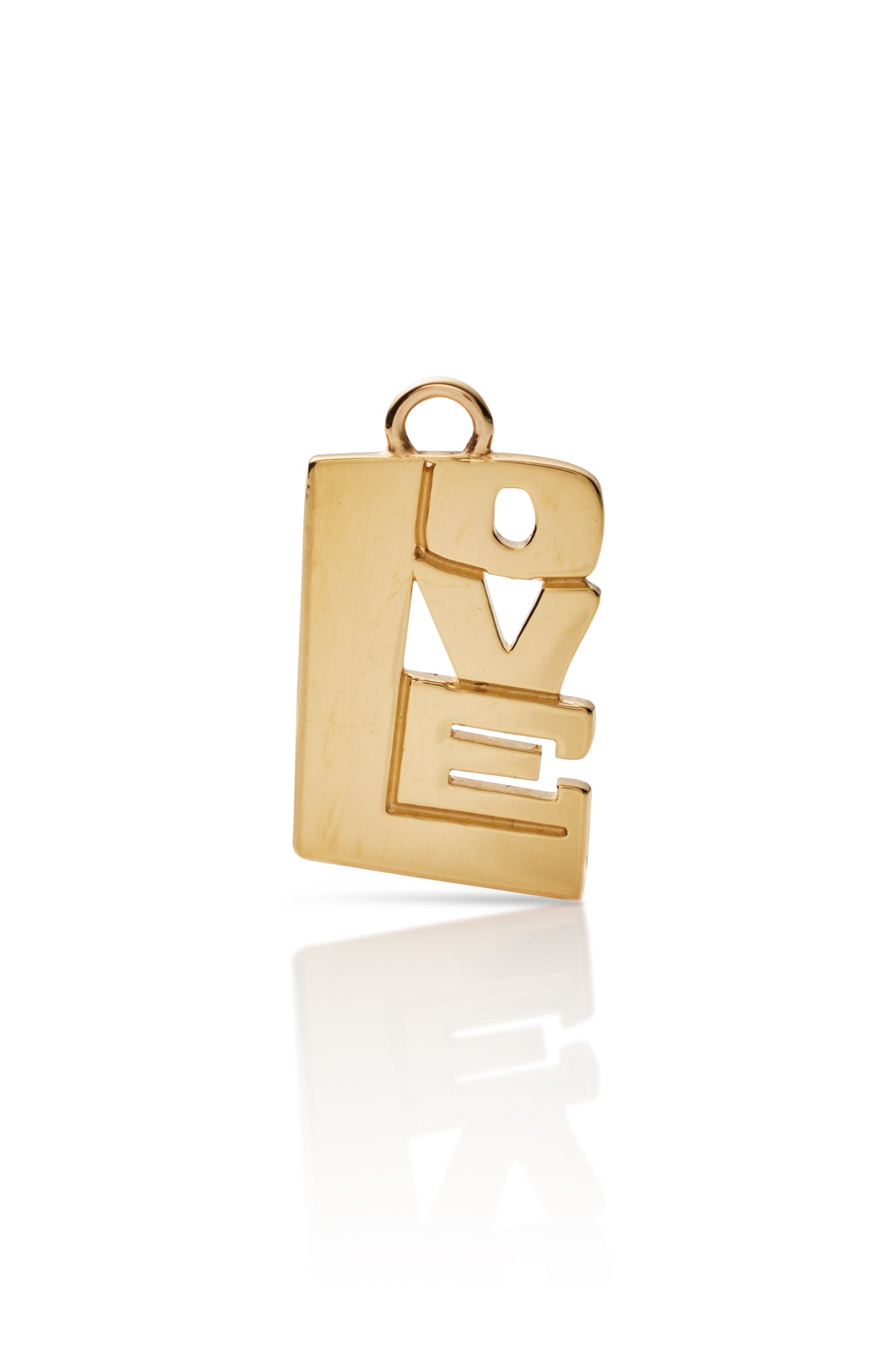 18KY Stacked Love Charm