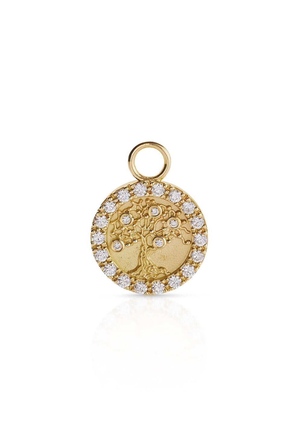 18KY Tree of Life Coin-Charms-Trilogy-Small-Susan Saffron Jewelry