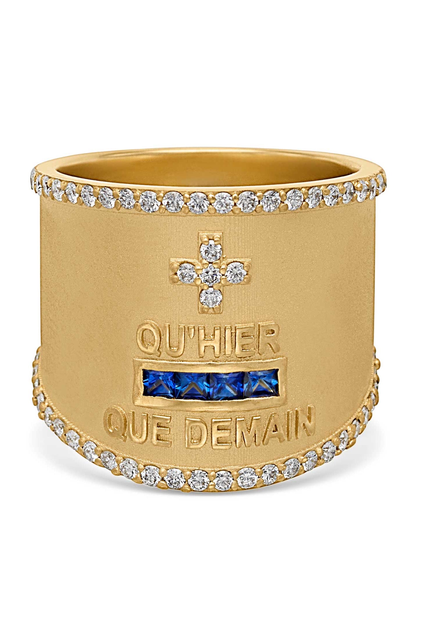 18KY Love Token Diamond Cigar Band