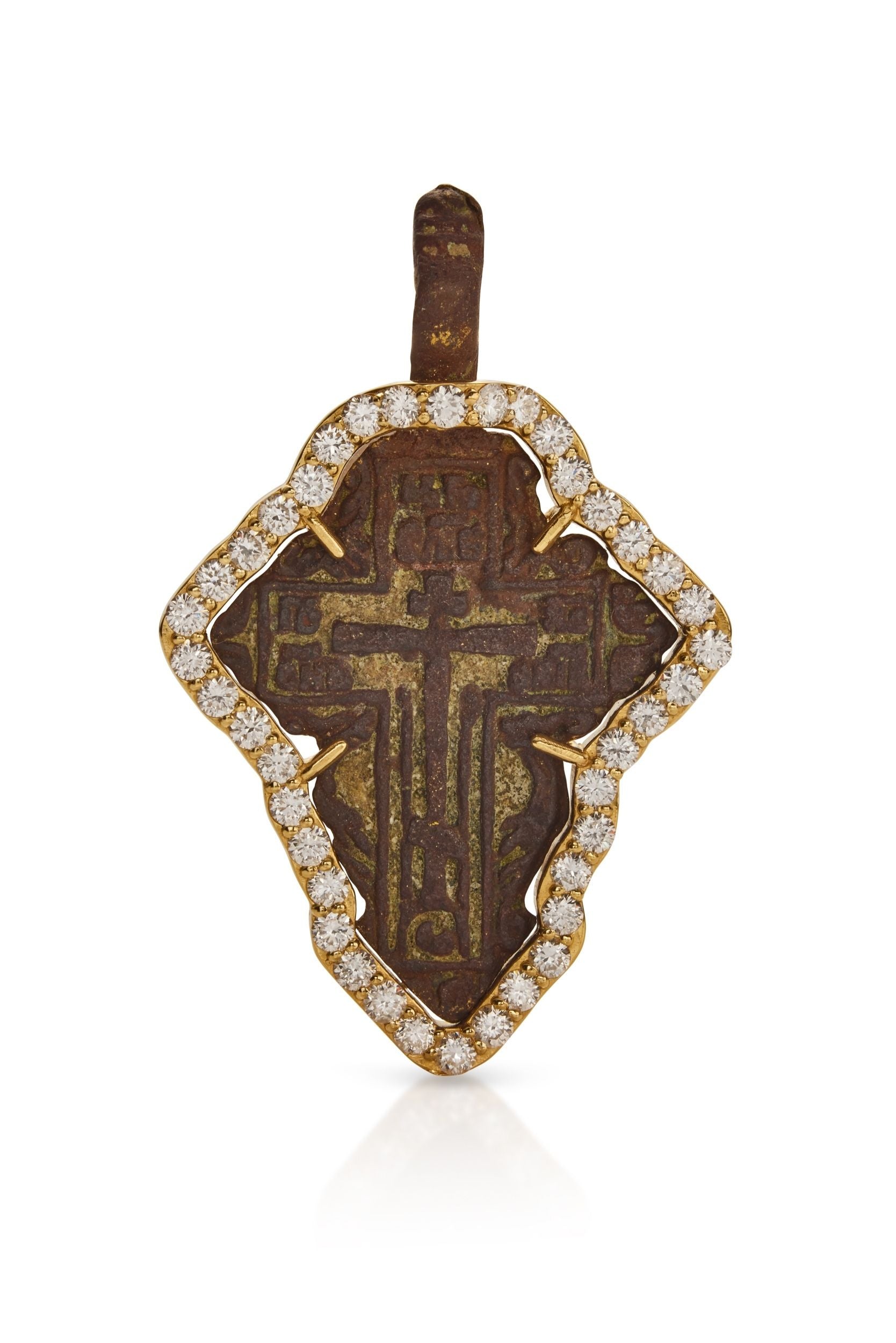 Antique Cross Religious Medal