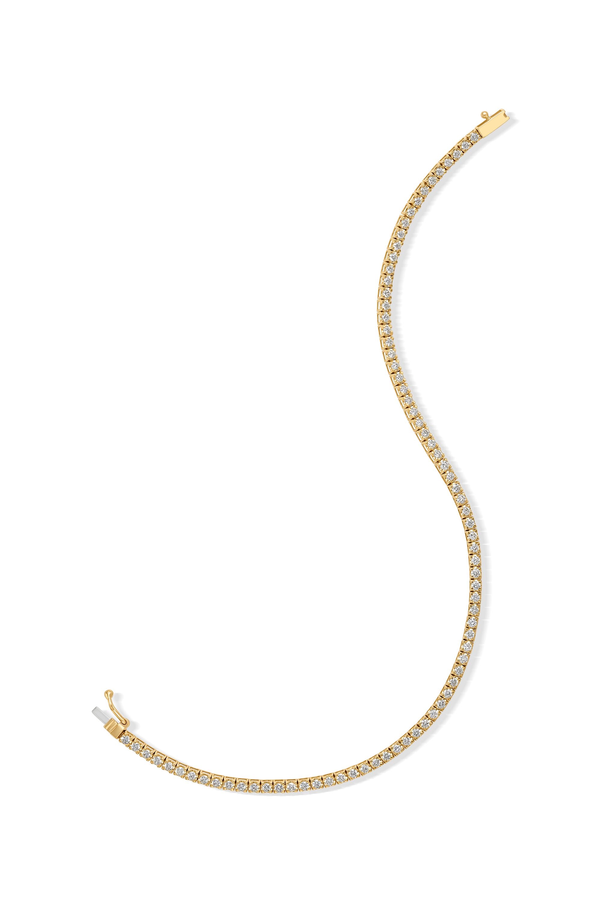 14KY Diamond Tennis Bracelet