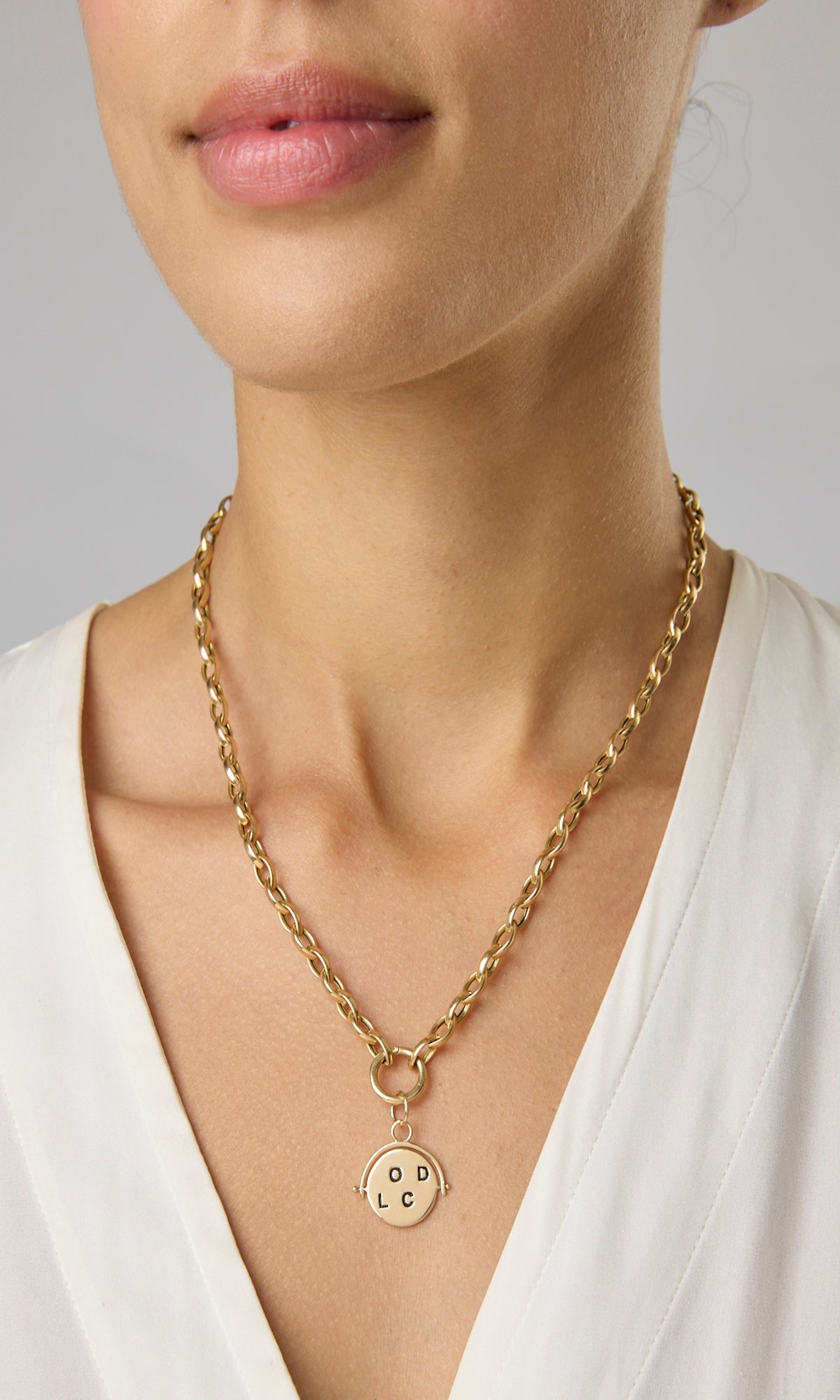 14KY Good Luck Spinner Charm