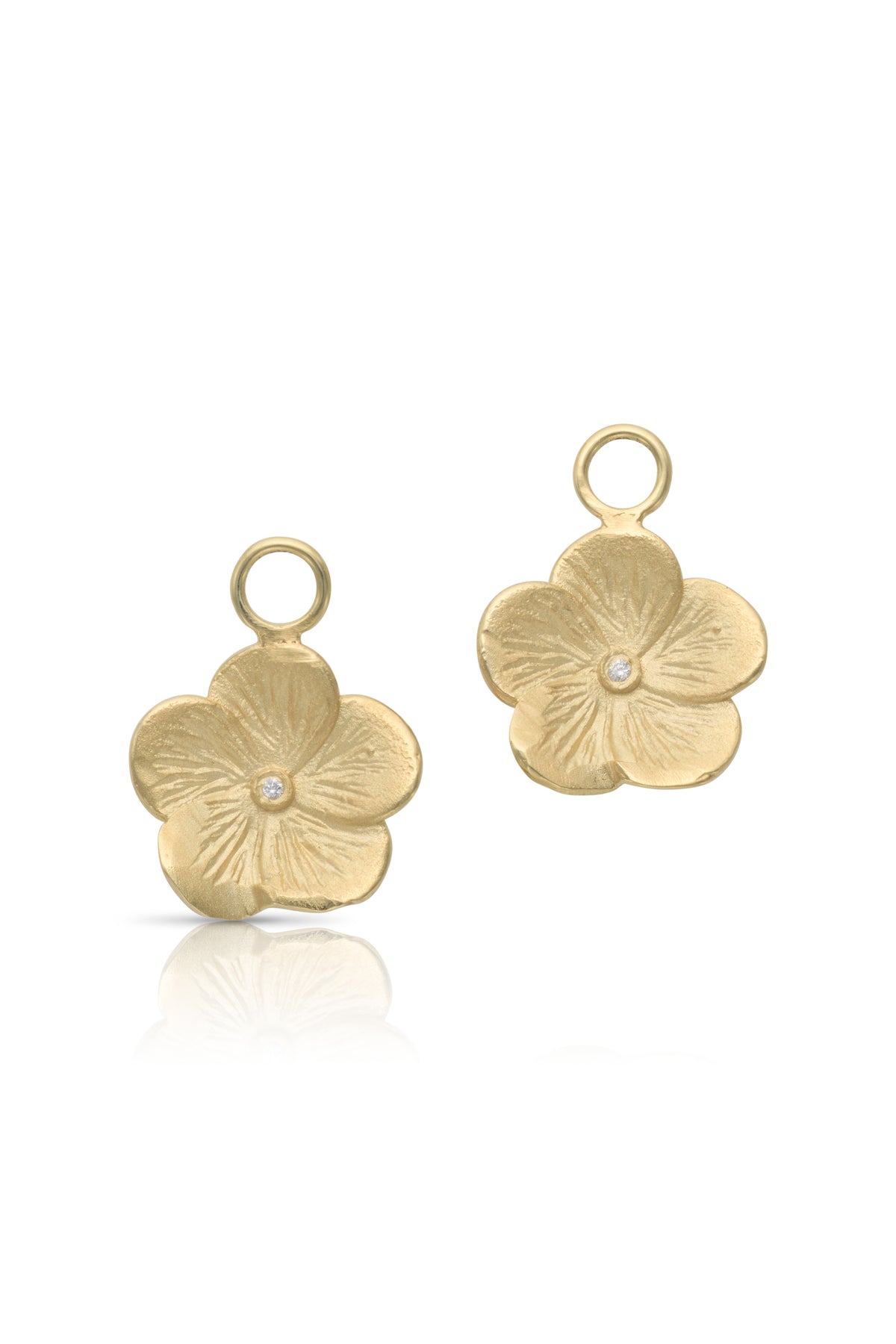 18KY Flower Earring Charms