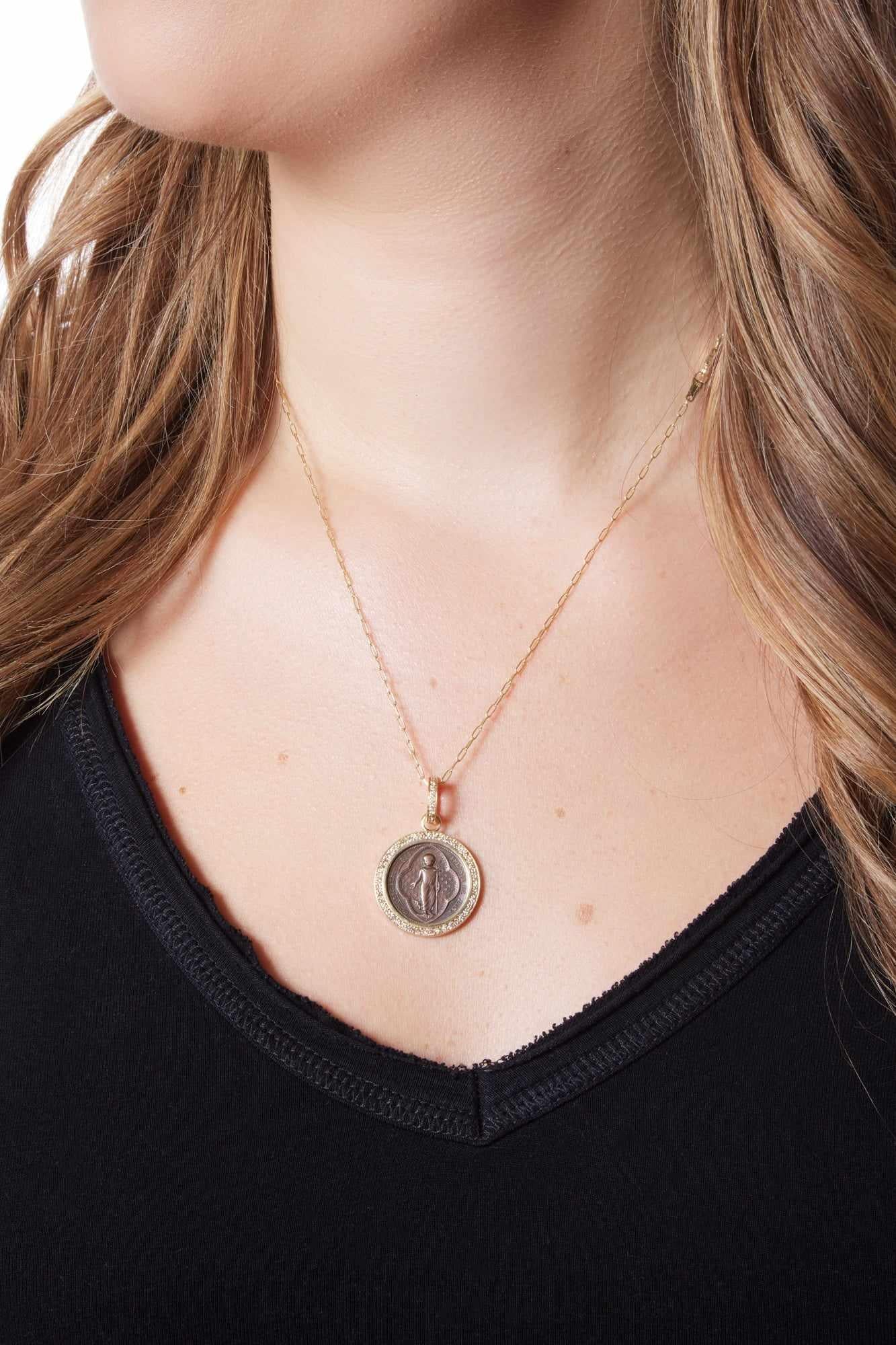 Congregation Medal With Diamonds