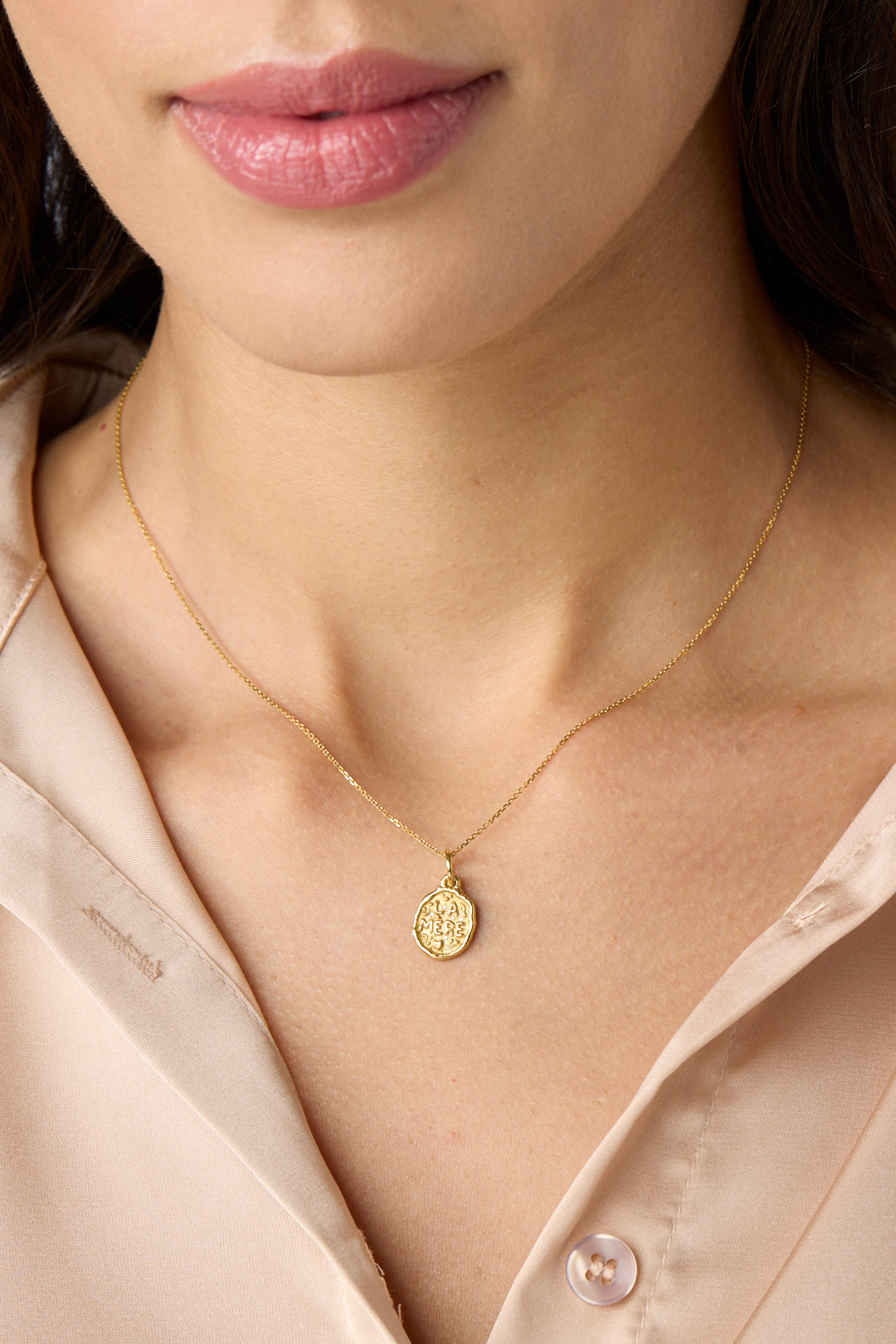 18KY Mini La Mere Necklace