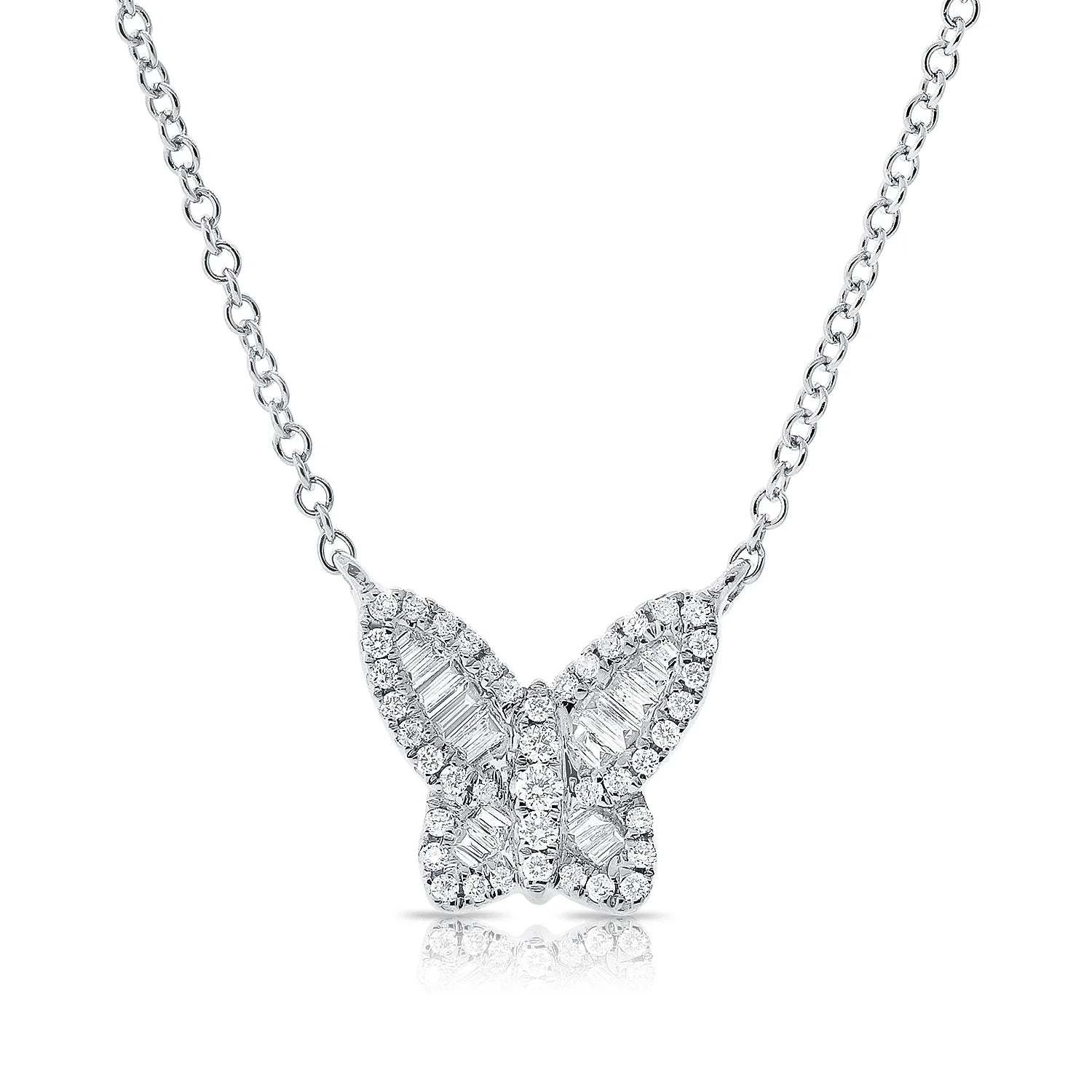 14KW Small Butterfly Pendant
