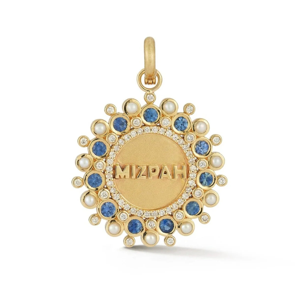 14KY Mizpah Medallion Charm