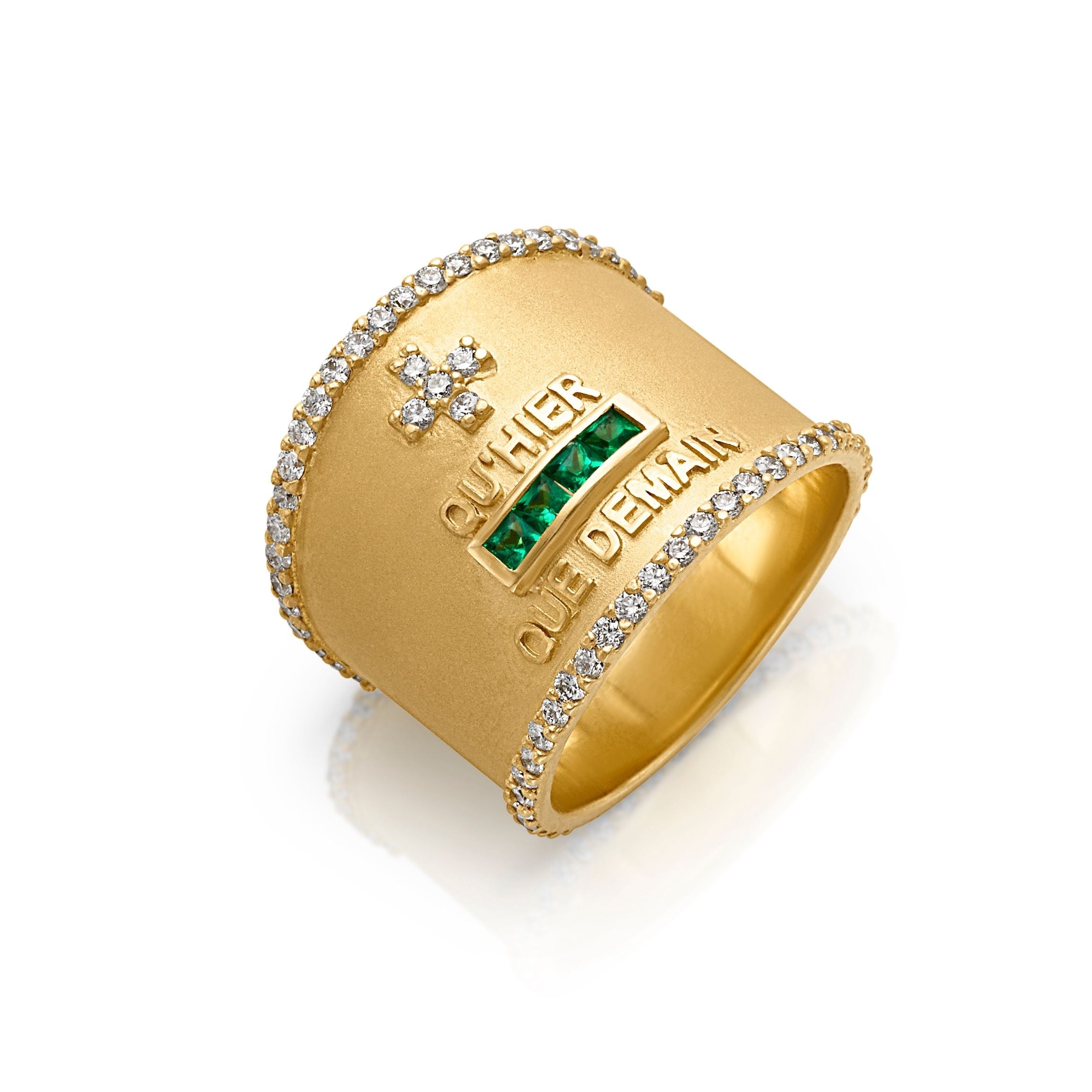 18KY Love Token Diamond Cigar Band