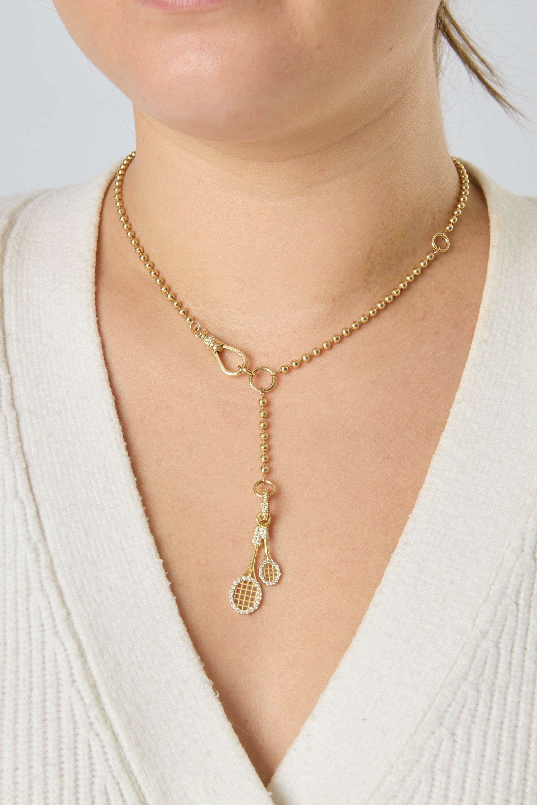 18KY Diamond Tennis Racket