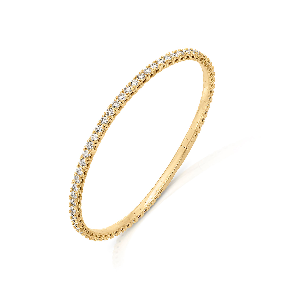 14KY Diamond Flex Bracelet-Bracelets-Gemma-Susan Saffron Jewelry
