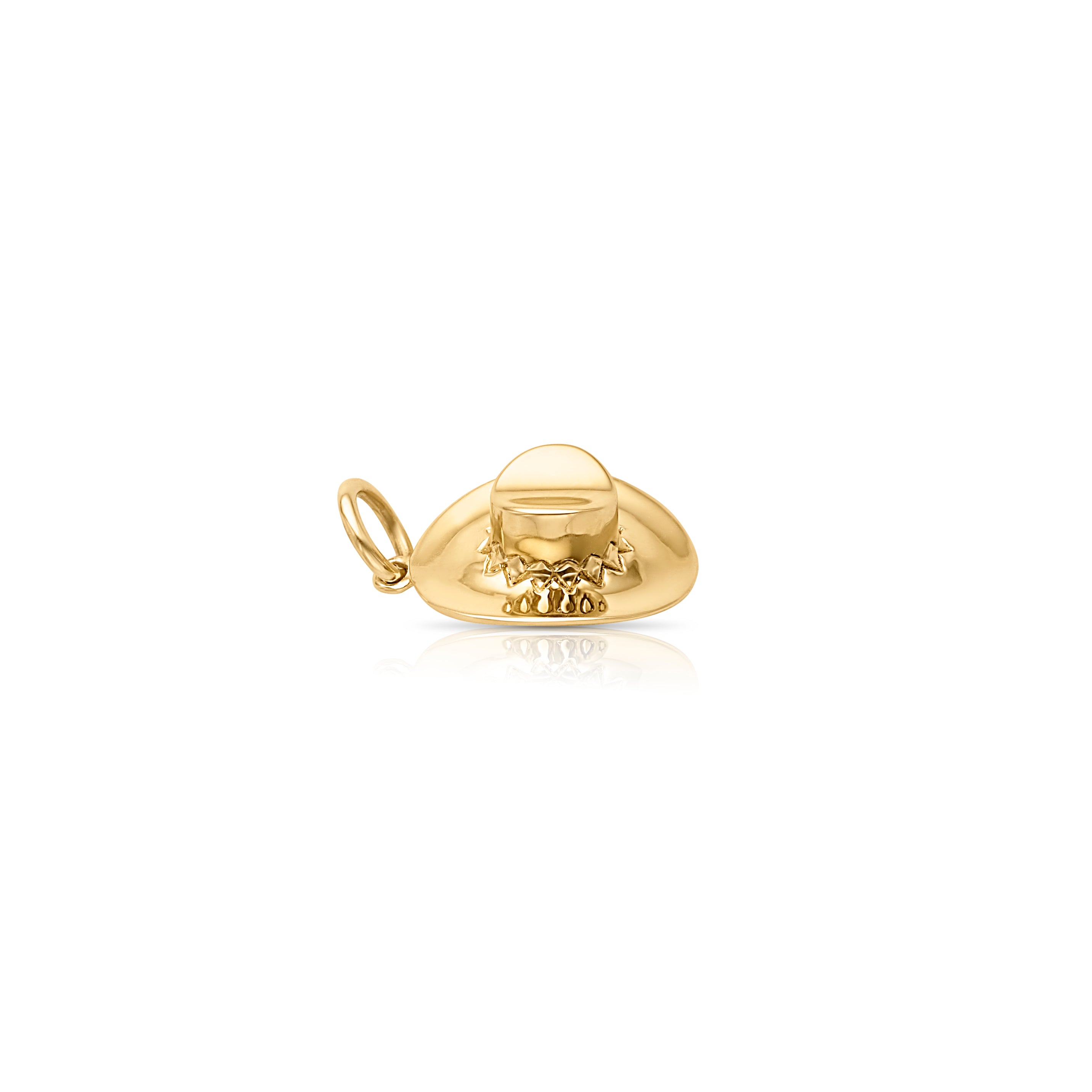 14KY Cowboy Hat Charm