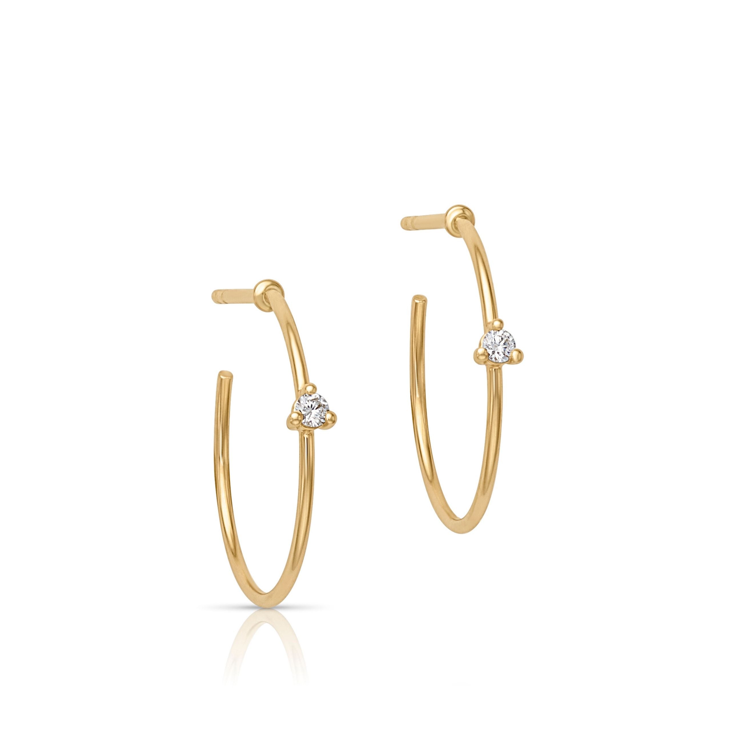 14KY Souli Wire Hoops