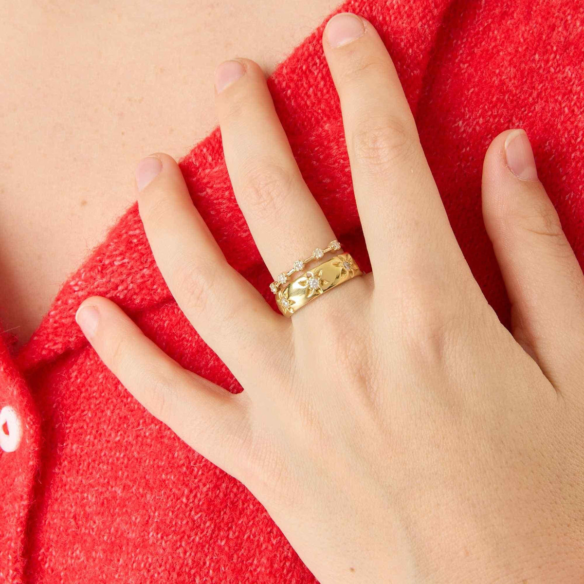 14KY Diamond Stacking Band-Rings-Gemma Couture-Susan Saffron Jewelry