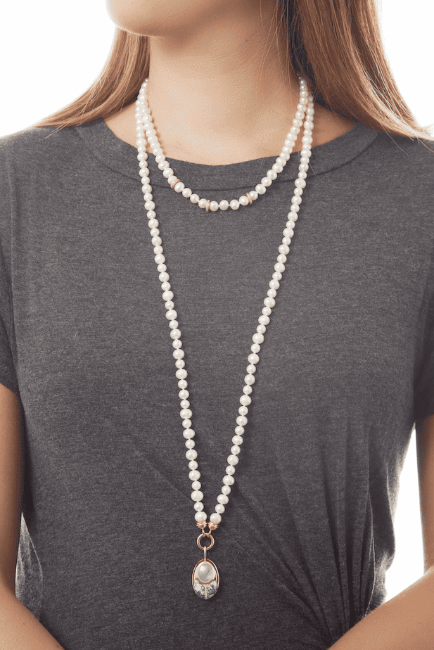 14KY Big Love Bug Pendant in Rainbow Moonstone and Turquoise