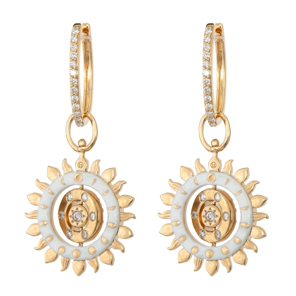 14KY Zodiac Flip Charm