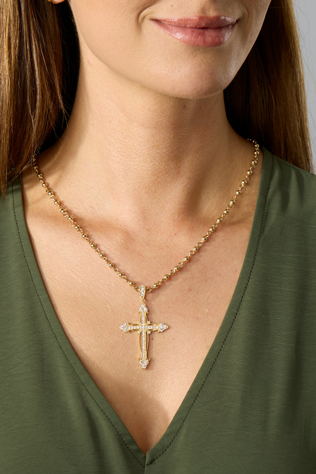 18KY Eve Cross