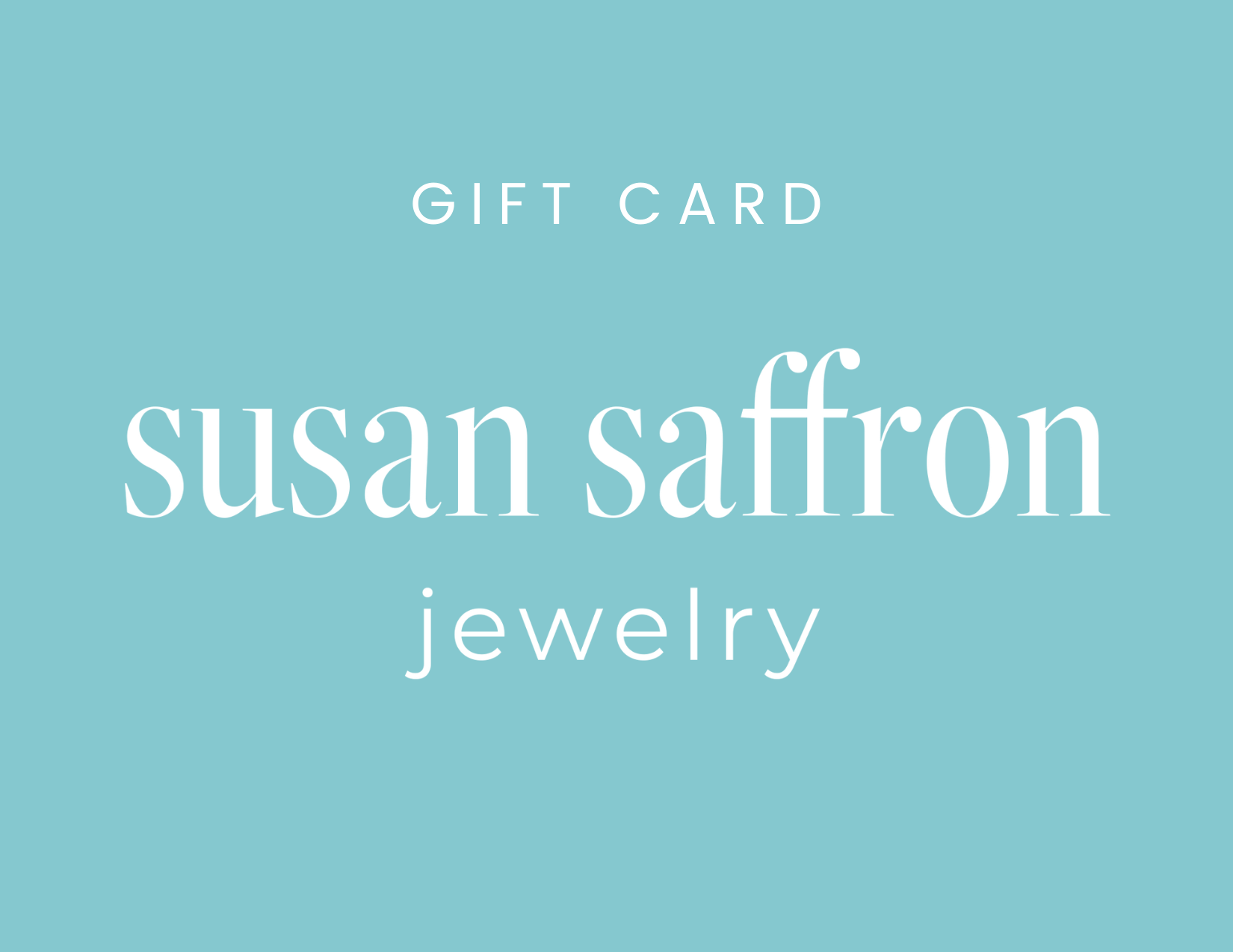 Saffron Jewelry Gift Card