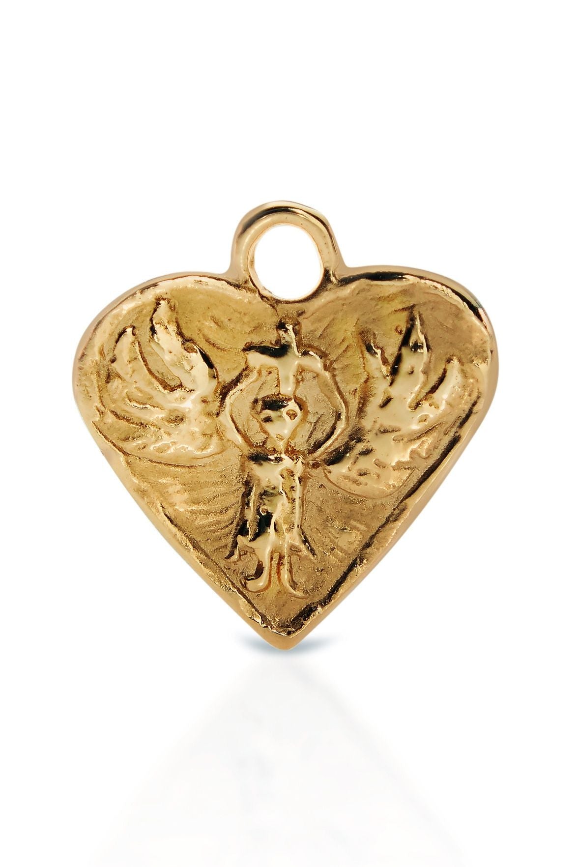 18KY Sweet Angel Heart Coin