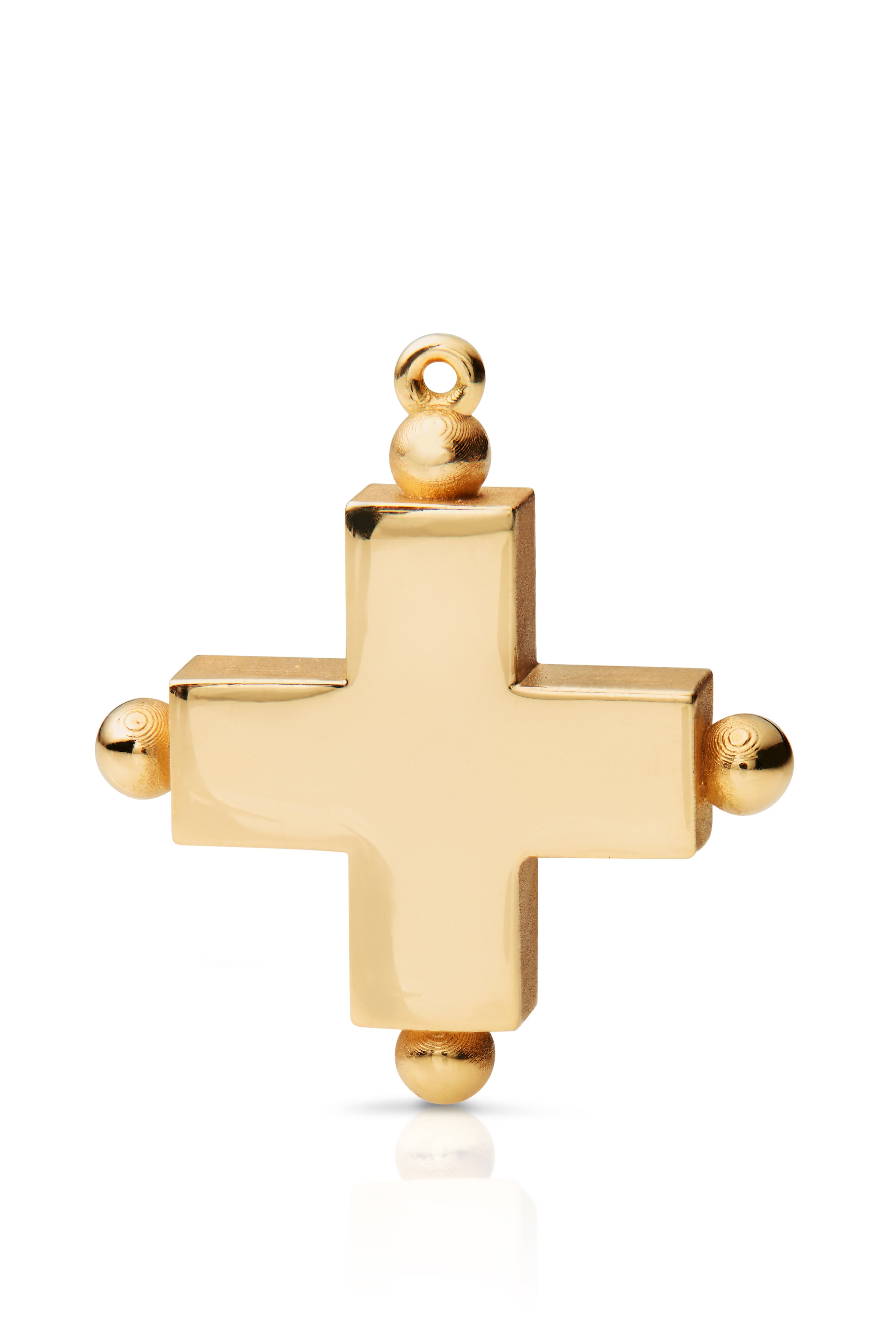 18KY Gold Lydia Cross-Necklaces-Trilogy-Susan Saffron Jewelry