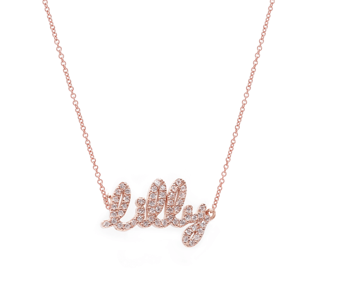 14K Tiny Treasures Name Necklace