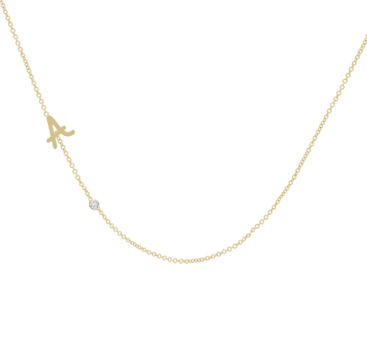 Tiny Treasure Multi Initial necklace