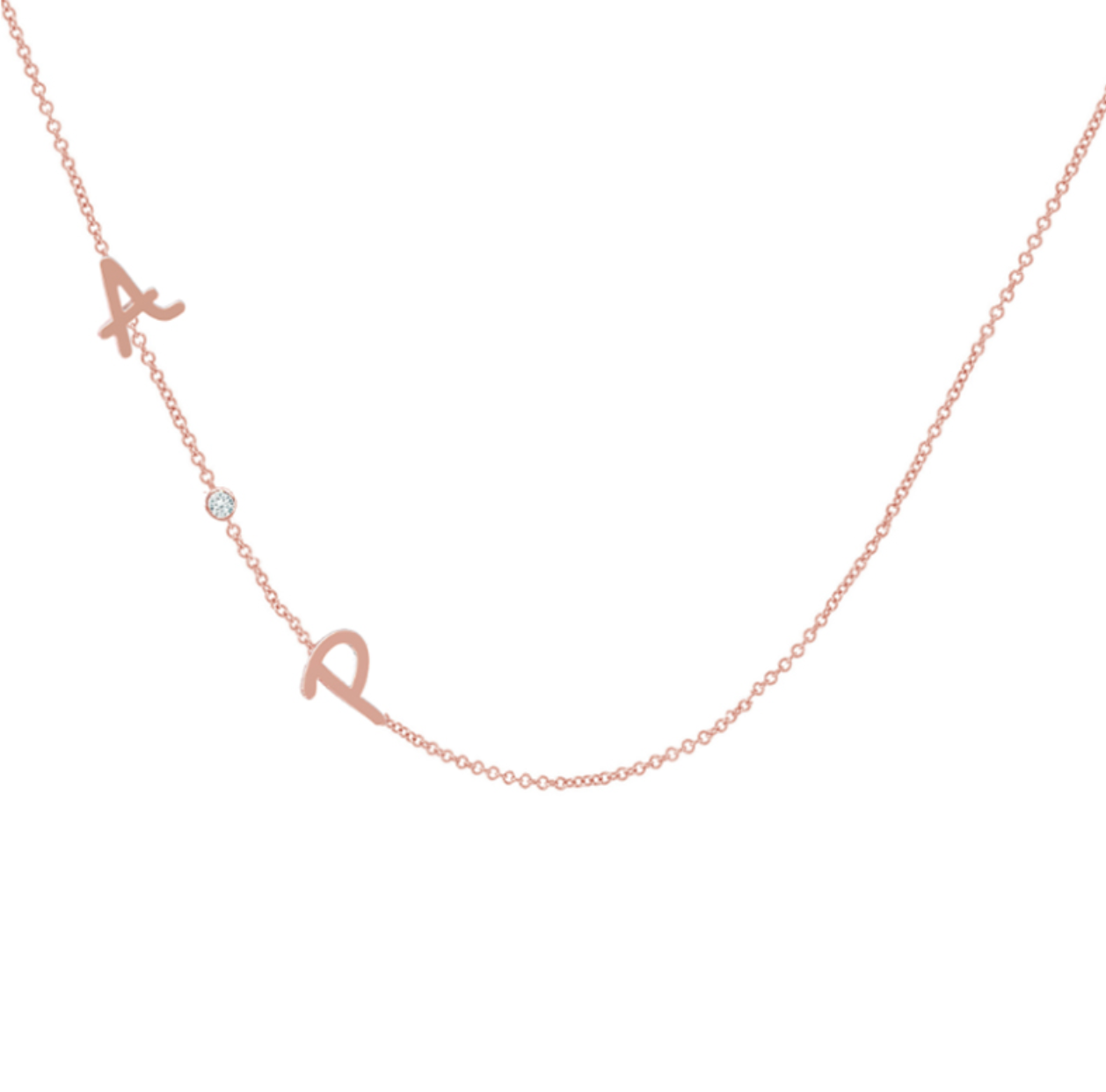 Tiny Treasure Multi Initial necklace