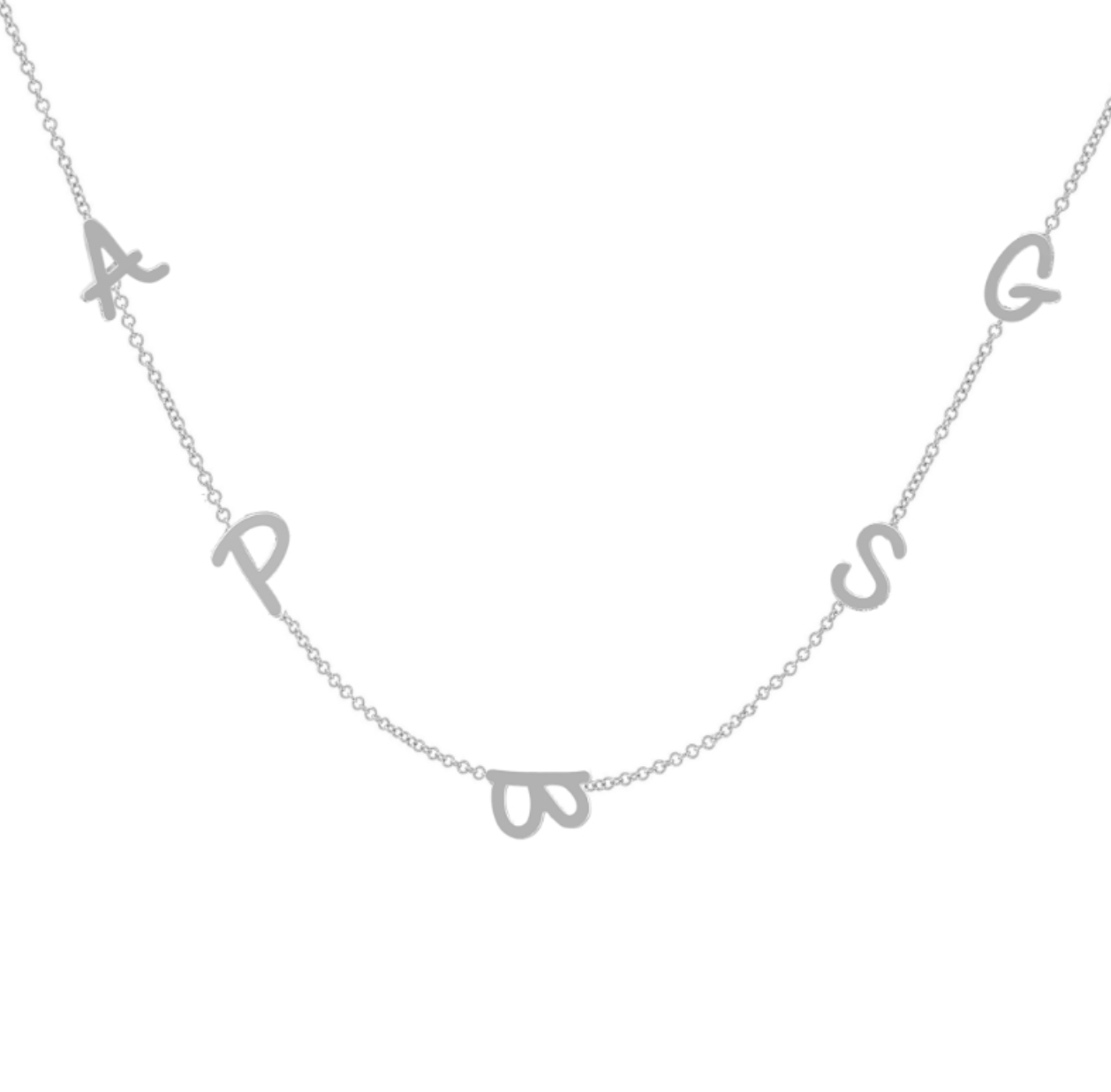 14K Tiny Treasure Initial Necklace