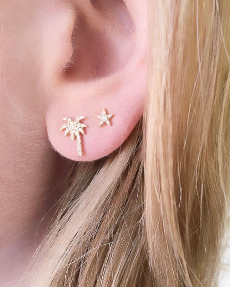 Petite Star Earrings