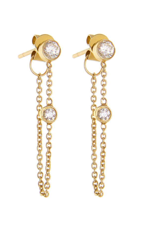 Classic Chain Earrings in 18K Gold